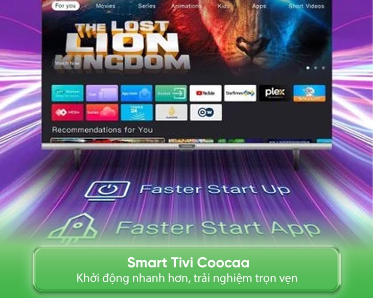 Smart Tivi Coocaa Full HD 43 Inch 43S3U+ model 2024, giá tốt Smart Tivi Coocaa Full HD 43 Inch 43S3U+ model 2024, giá tốt - hình ảnh sản phẩm