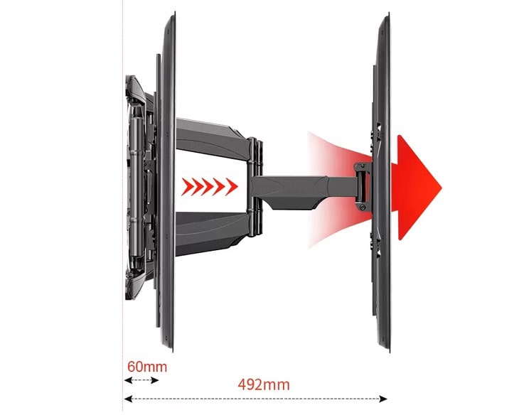 Khung treo Tivi đa năng cao cấp ErgoTek E66 32-80 inch Khung treo Tivi đa năng cao cấp ErgoTek E66 32-80 inch - hình ảnh sản phẩm