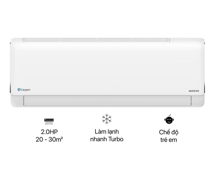 Máy lạnh Casper Inverter 2 HP JC-18IU36 | Điện máy Phúc Anh - ảnh 1 Máy lạnh Casper Inverter 2 HP JC-18IU36 | Điện máy Phúc Anh - hình ảnh sản phẩm