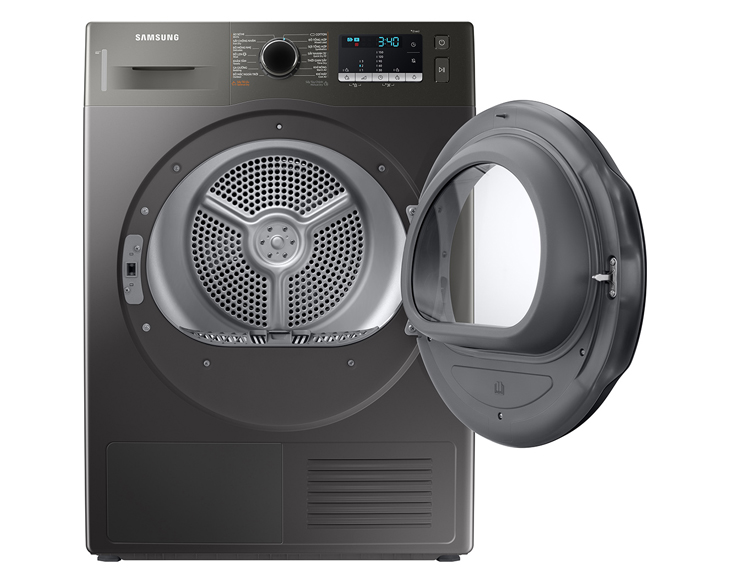 Máy sấy bơm nhiệt Samsung 9 kg DV90TA240AX/SV Giá tốt Máy sấy bơm nhiệt Samsung 9 kg DV90TA240AX/SV Giá tốt - góc nhìn 2