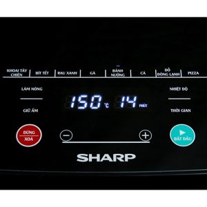 Nồi chiên không dầu Sharp KF-AF70EV-ST 7 lít giá tốt - góc nhìn 2