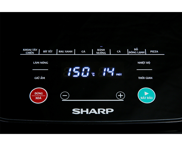 Nồi chiên không dầu Sharp KF-AF70EV-ST 7 lít giá tốt Nồi chiên không dầu Sharp KF-AF70EV-ST 7 lít giá tốt - góc nhìn 2