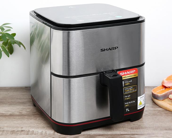 Nồi chiên không dầu Sharp KF-AF70EV-ST 7 lít giá tốt Nồi chiên không dầu Sharp KF-AF70EV-ST 7 lít giá tốt - hình ảnh sản phẩm
