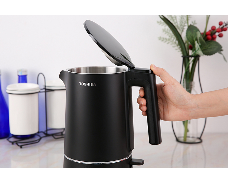 Bình đun siêu tốc Toshiba 1.5 lít KT-15DS1NV chính hãng Bình đun siêu tốc Toshiba 1.5 lít KT-15DS1NV chính hãng - góc nhìn 2