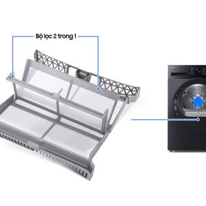 Máy sấy bơm nhiệt Samsung 9 kg DV90CGC2A0ABSV 2025 - góc nhìn 5
