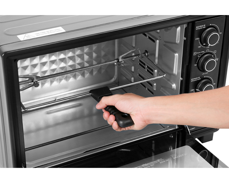 Lò nướng Panasonic NB-H3801KRA 38 lít | Điện máy Phúc Anh Lò nướng Panasonic NB-H3801KRA 38 lít | Điện máy Phúc Anh - góc nhìn 5