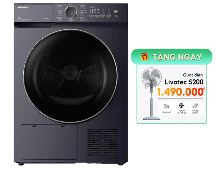 TD-T21B90HWVMG.webp Máy sấy bơm nhiệt Toshiba 10 kg TD-BP110GHV(MG) 2025 - hình ảnh sản phẩm