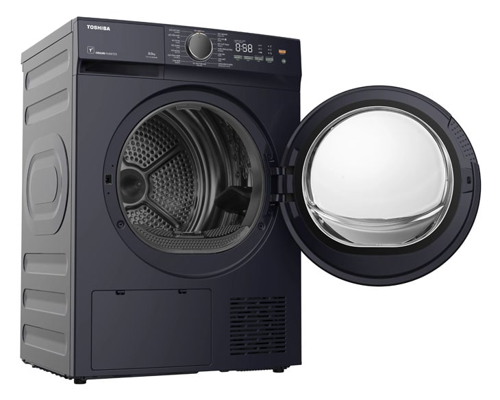Máy sấy bơm nhiệt Toshiba 8 kg TD-T21B90HWV(MG) Giá Tốt Máy sấy bơm nhiệt Toshiba 8 kg TD-T21B90HWV(MG) Giá Tốt - góc nhìn 4