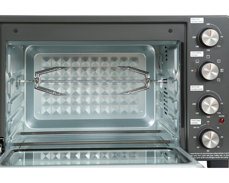 Lò nướng Toshiba TL-MC35Z 35 lít chính hãng, giá tốt Lò nướng Toshiba TL-MC35Z 35 lít chính hãng, giá tốt - góc nhìn 3