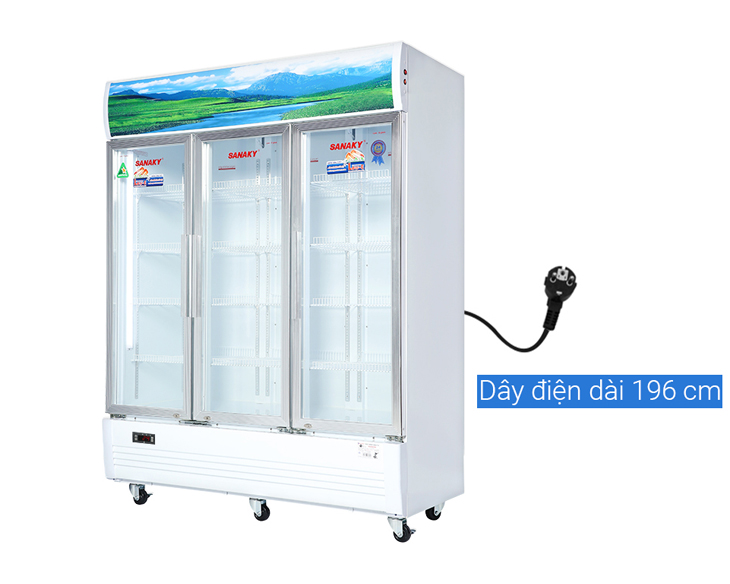 Tủ mát Sanaky 1400 lít VH-1520HP giá tốt, giao nhanh Tủ mát Sanaky 1400 lít VH-1520HP giá tốt, giao nhanh - góc nhìn 2