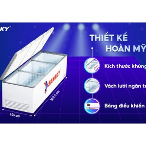 Tủ Đông Sanaky Inverter 1500 lít VH-1799HY3 | Điện máy Phúc Anh - góc nhìn 4