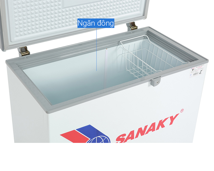 Tủ Đông Sanaky 208 Lít VH-255HY2 giá tốt, có trả góp Tủ Đông Sanaky 208 Lít VH-255HY2 giá tốt, có trả góp - góc nhìn 4