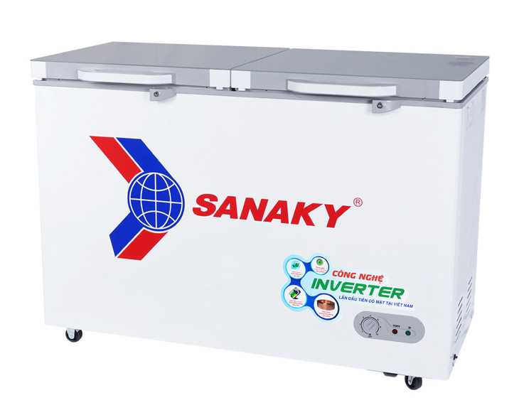 Tủ Đông Sanaky Inverter 305 lít VH-4099A4K chính hãng Tủ Đông Sanaky Inverter 305 lít VH-4099A4K chính hãng - góc nhìn 2