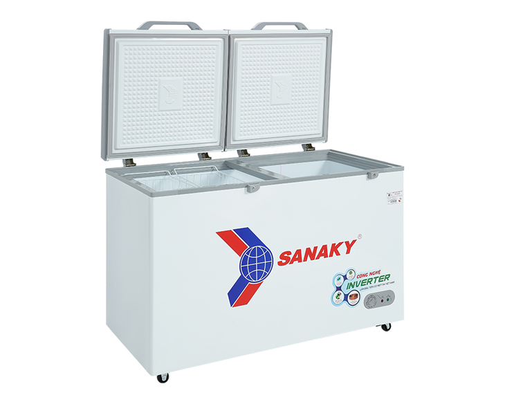 Tủ Đông Sanaky Inverter 410 lít VH-5699HY3 chính hãng Tủ Đông Sanaky Inverter 410 lít VH-5699HY3 chính hãng - góc nhìn 3