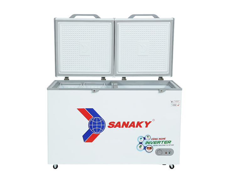 Tủ Đông Sanaky Inverter 410 lít VH-5699HY3 chính hãng Tủ Đông Sanaky Inverter 410 lít VH-5699HY3 chính hãng - góc nhìn 2