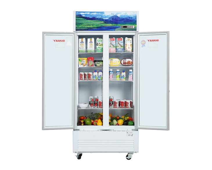 Tủ mát Sanaky Inverter 1100 lít VH-1209HP3 giá tốt Tủ mát Sanaky Inverter 1100 lít VH-1209HP3 giá tốt - góc nhìn 2