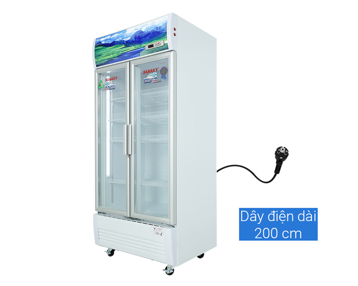 Tủ mát Sanaky Inverter 700 lít VH-8009HP3 chính hãng Tủ mát Sanaky Inverter 700 lít VH-8009HP3 chính hãng - góc nhìn 2