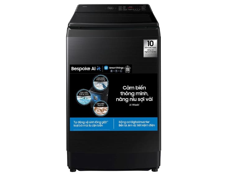 Máy giặt Samsung Inverter Bespoke AI 13 kg WA80F13S5BSV Máy giặt Samsung Inverter Bespoke AI 13 kg WA80F13S5BSV - hình ảnh sản phẩm