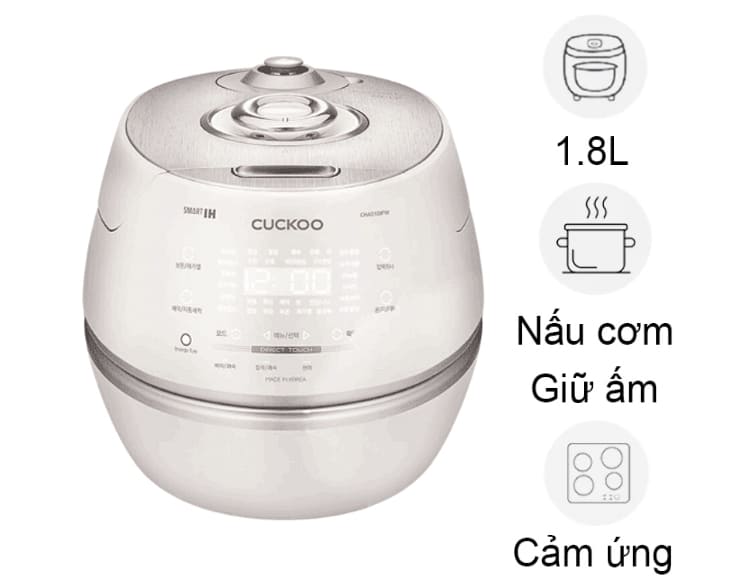 Nồi cơm áp suất cao tần Cuckoo CRP-CHAS109FW Nồi cơm áp suất cao tần Cuckoo CRP-CHAS109FW - hình ảnh sản phẩm