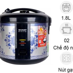 Nồi cơm điện Sharp 1.8 lít KS-19TJV "BC" giá tốt, giao ngay - hình ảnh sản phẩm