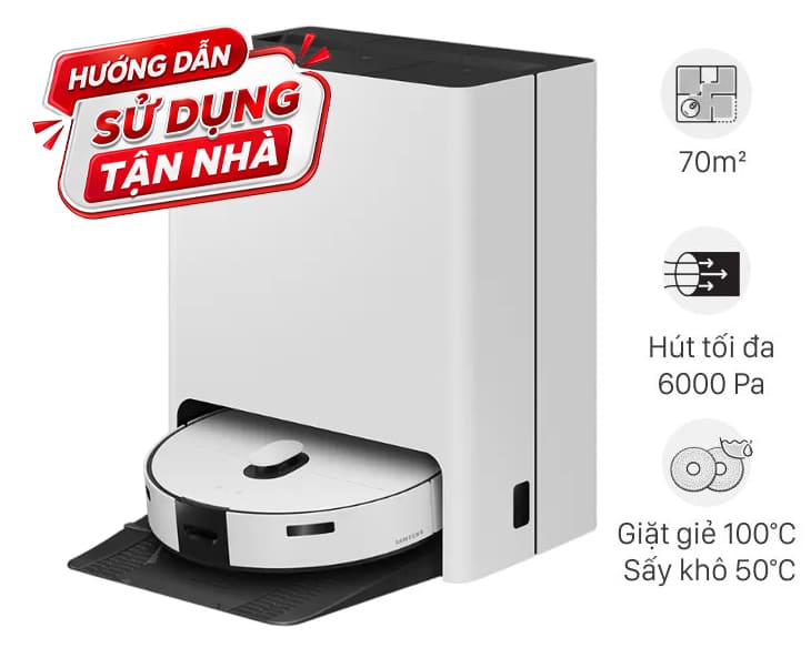 Robot hút lau Samsung Bespoke VR7MD96514G/SV giá tốt Robot hút lau Samsung Bespoke VR7MD96514G/SV giá tốt - hình ảnh sản phẩm