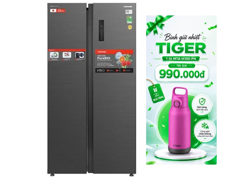 Tủ lạnh Toshiba Inverter 555 lít GR-RS696WI-PMV(60)-AG - hình ảnh sản phẩm