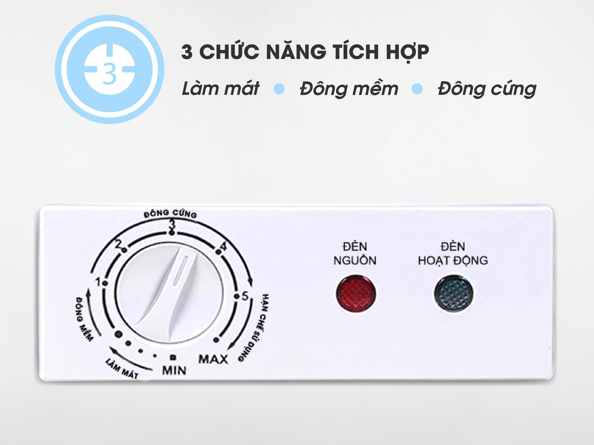 Tủ Đông Sanaky Inverter 305 Lít VH-4099A3 giá tốt, có trả góp Tủ Đông Sanaky Inverter 305 Lít VH-4099A3 giá tốt, có trả góp - góc nhìn 4